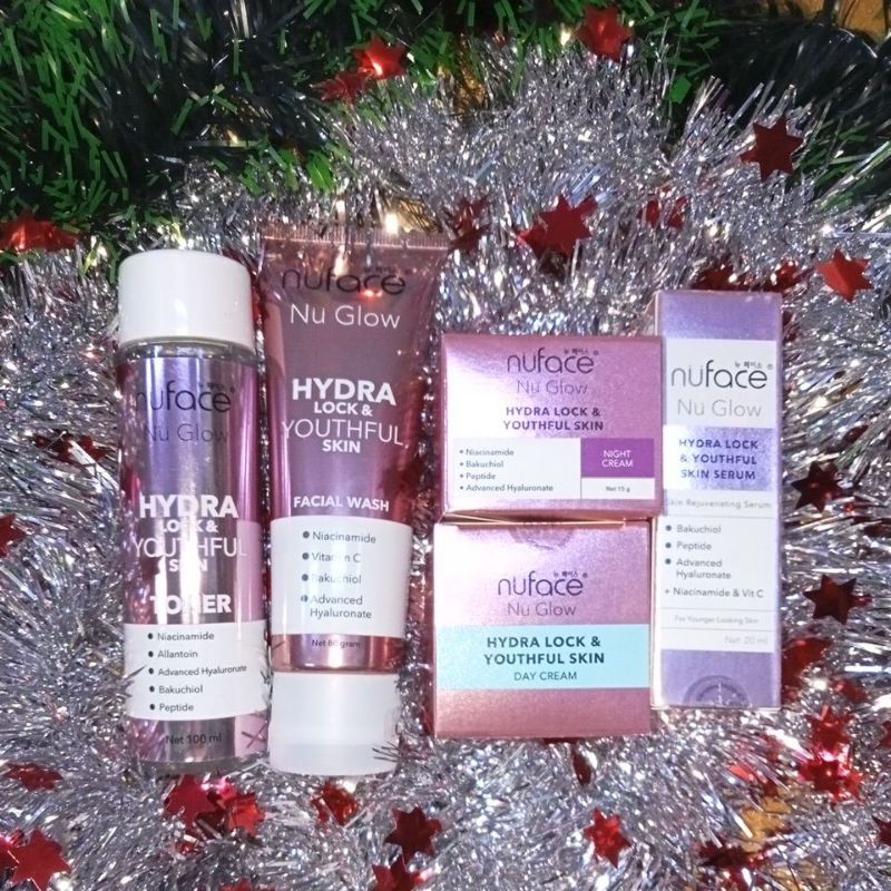 NU FACE NU GLOW HYDRA LOCK& YOUTHFUL SKIN[PAKET]
