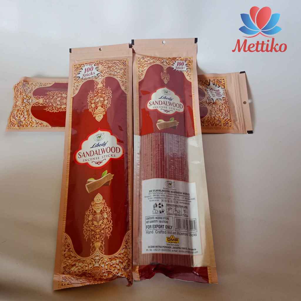 Dupa / Hio Harum India Viji Liberty Sandalwood 100 Sticks