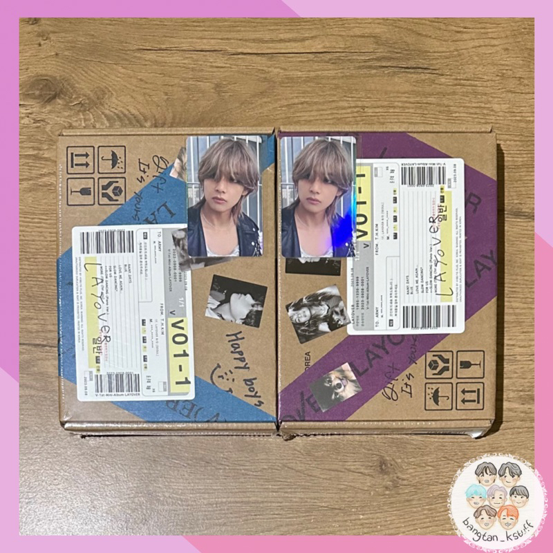 [READY STOCK] BTS TAEHYUNG V LAYOVER ALBUM JAPAN OFFICIAL SHOP LUCKY DRAW