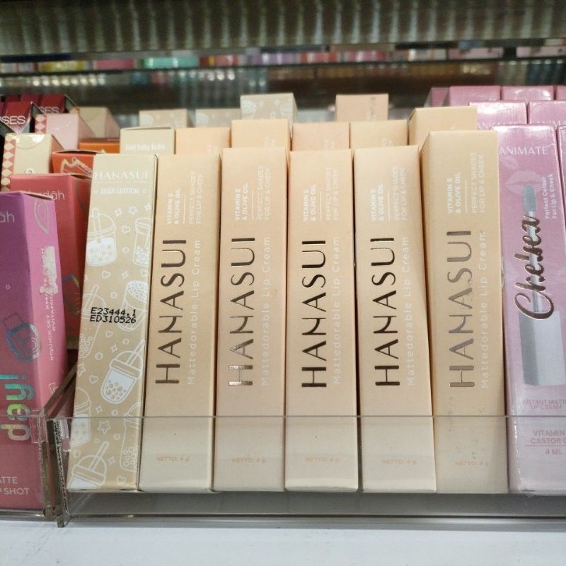 LIPSTIK HANASUI MATTEDORABLE LIPCREAM / LIPCREAM HANASUI / LIPSTIK HANASUI
