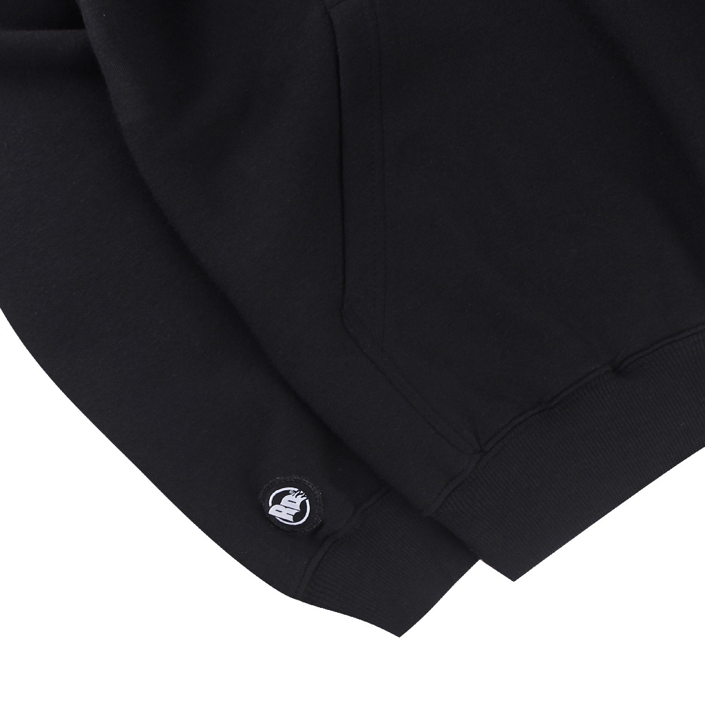 Super Deal Rown Division Official Pullover Hoodie - Rowndvsn Jaket Omega Black