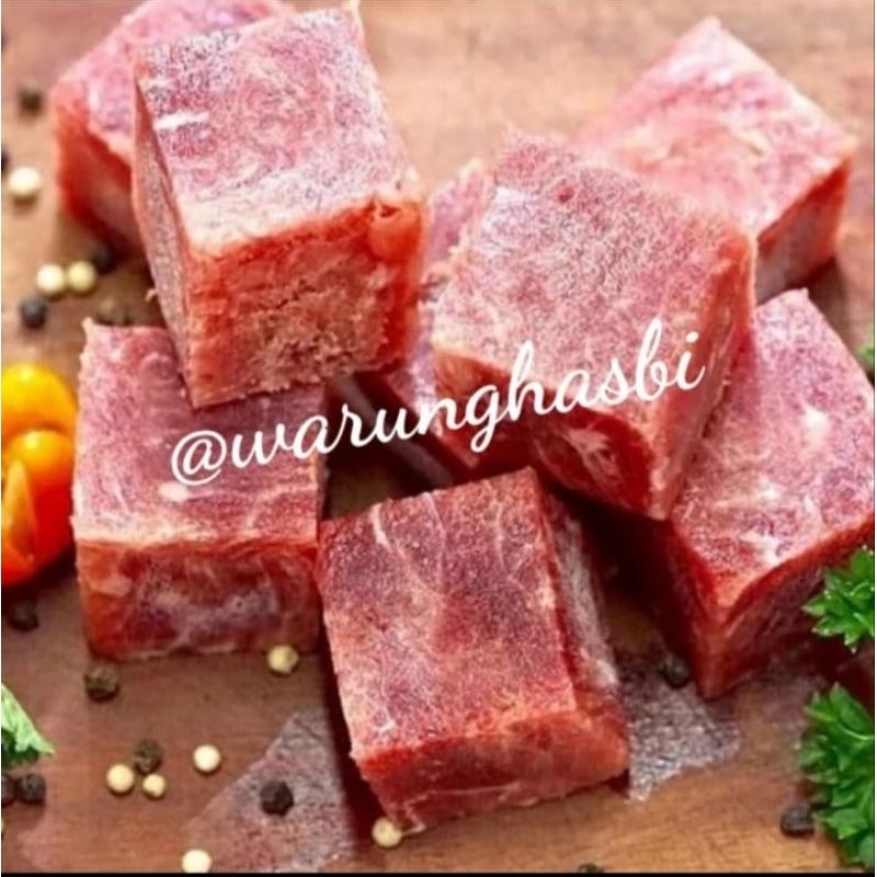 

Saikoro wagyu Beef Meltique cube 500gr