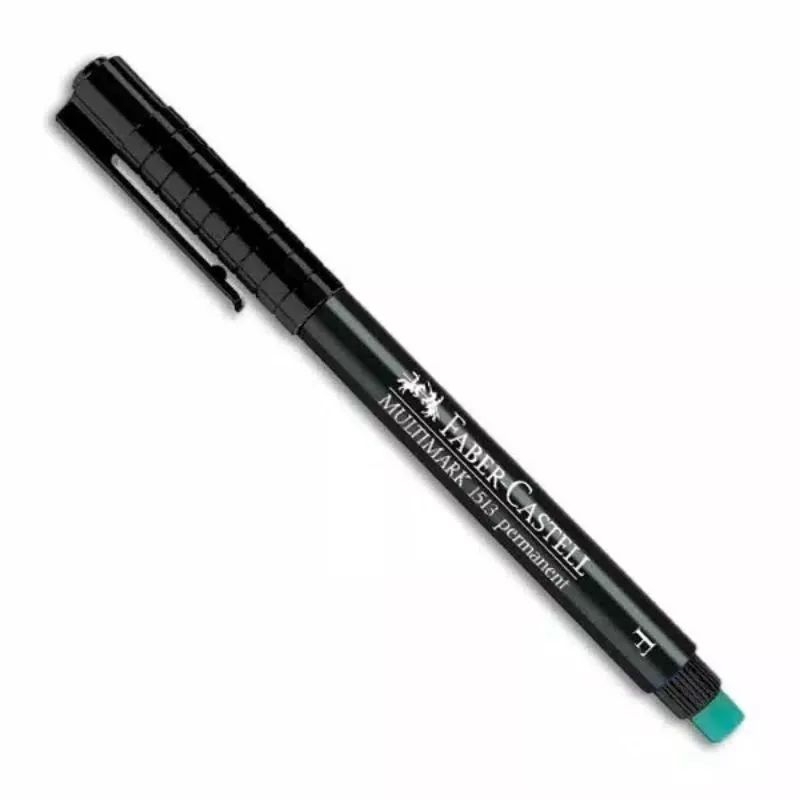 

Faber Castell OHP Multimark F Black / Spidol Permanent F Hitam