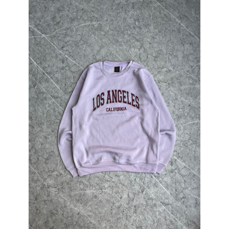 Crewneck Los Angeles California Purple