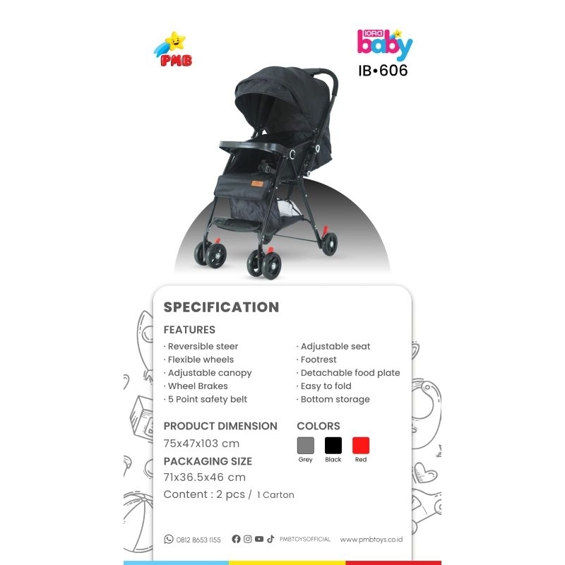 STROLLER BABY IORA - IB606