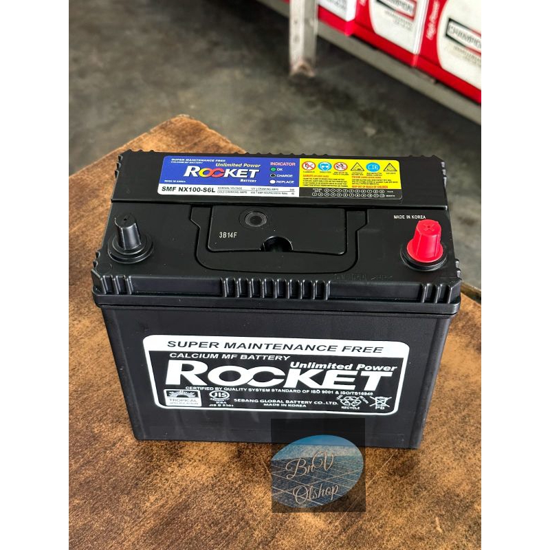 Aki Rocket Ns60L SMF kering Nx100-S6L