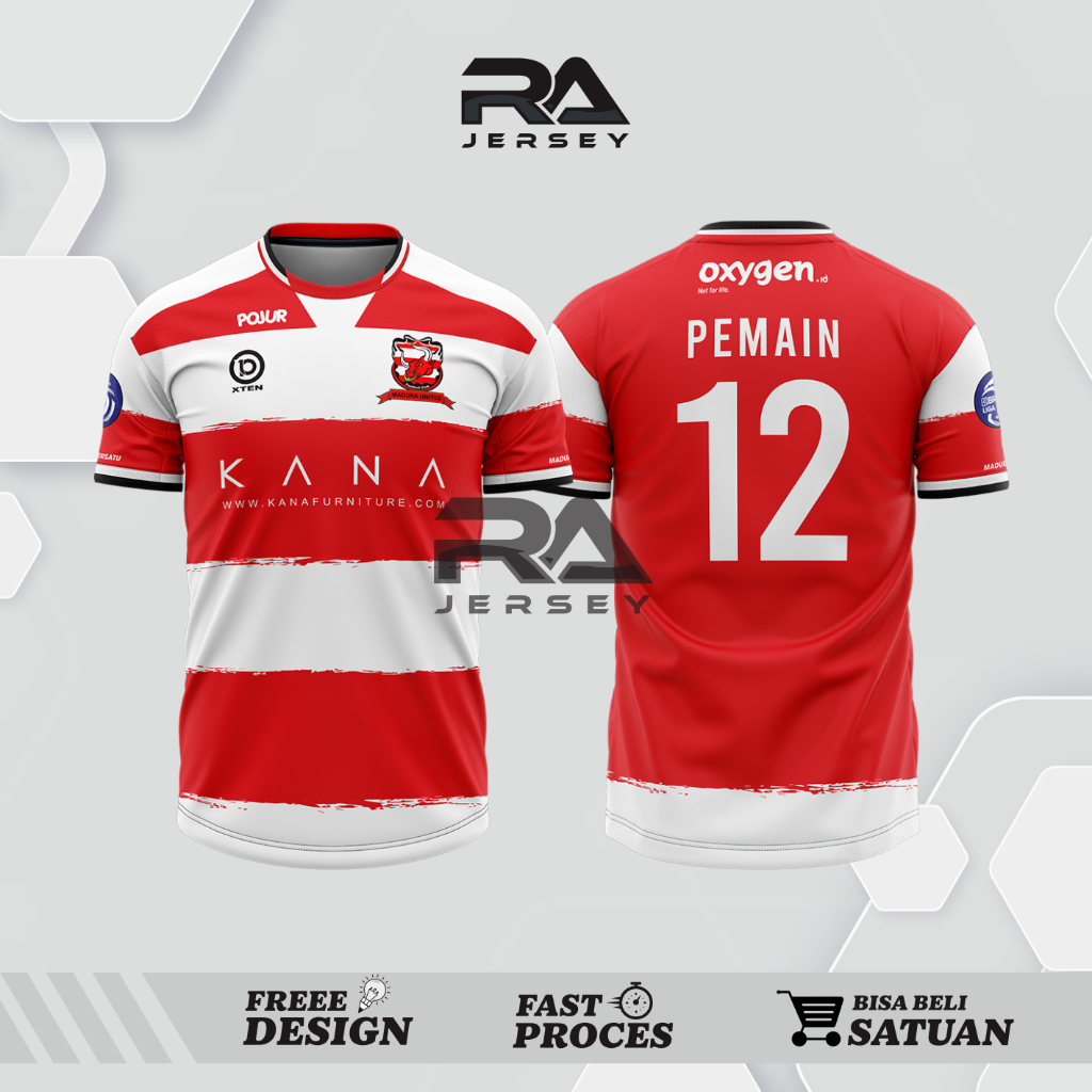 Jersey Madura united full printing