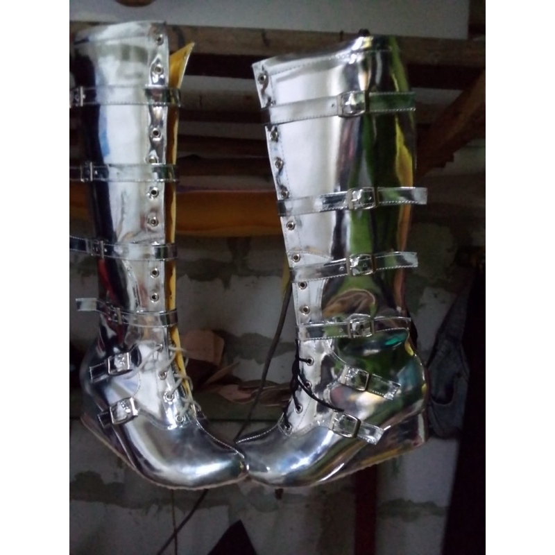 SEPATU BOOT WANITA/SEPATU PANJANG/SEPATU PENYANYI/SEPATU PENTAS /SEPATU MAYORET