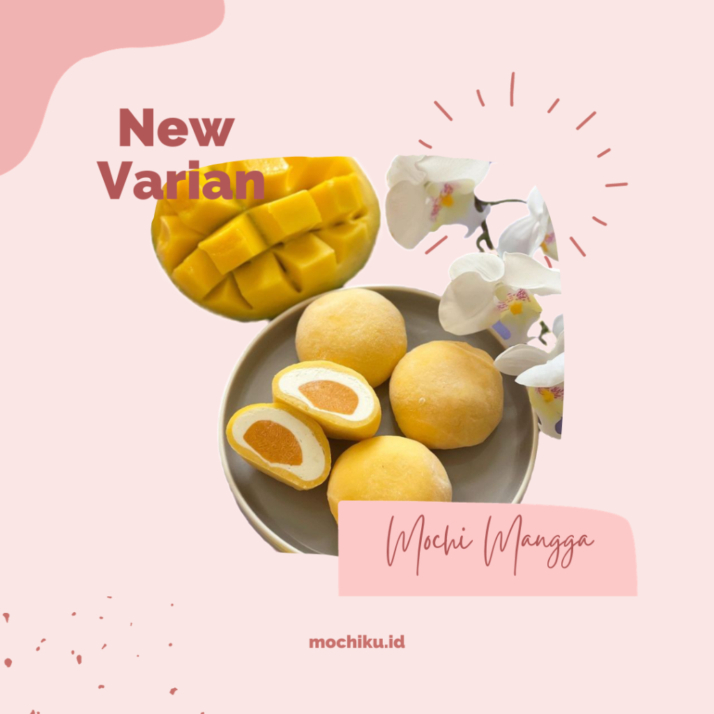 

( ISI 4 ) Murah dan Lezat Creamy Mango Mochi | Mango Mochi | Gratis Ongkir | Mochi Jepang