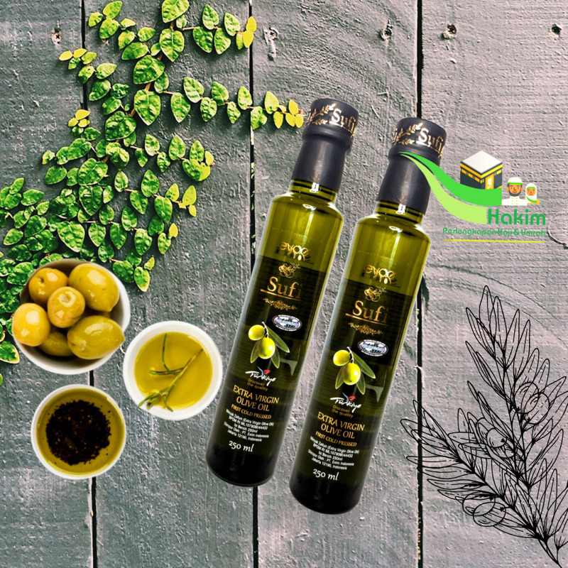 Minyak Zaitun Sufi 250ml ~ Extra Virgin Olive Oil EVOO