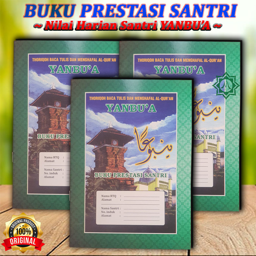 BUKU PRESTASI SANTRI RTQ,TPA,TPQ Terbaik