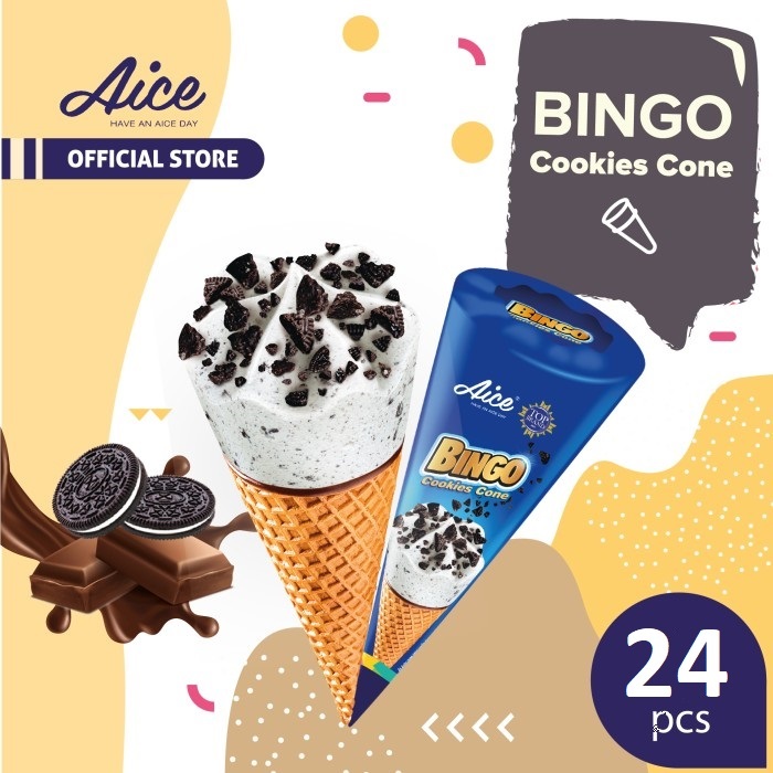 AICE BINGO COOKIES CONE