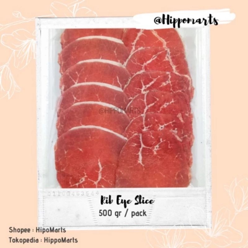 

Ribeye Slice (Aus Beef) Low Fat Beef Slice