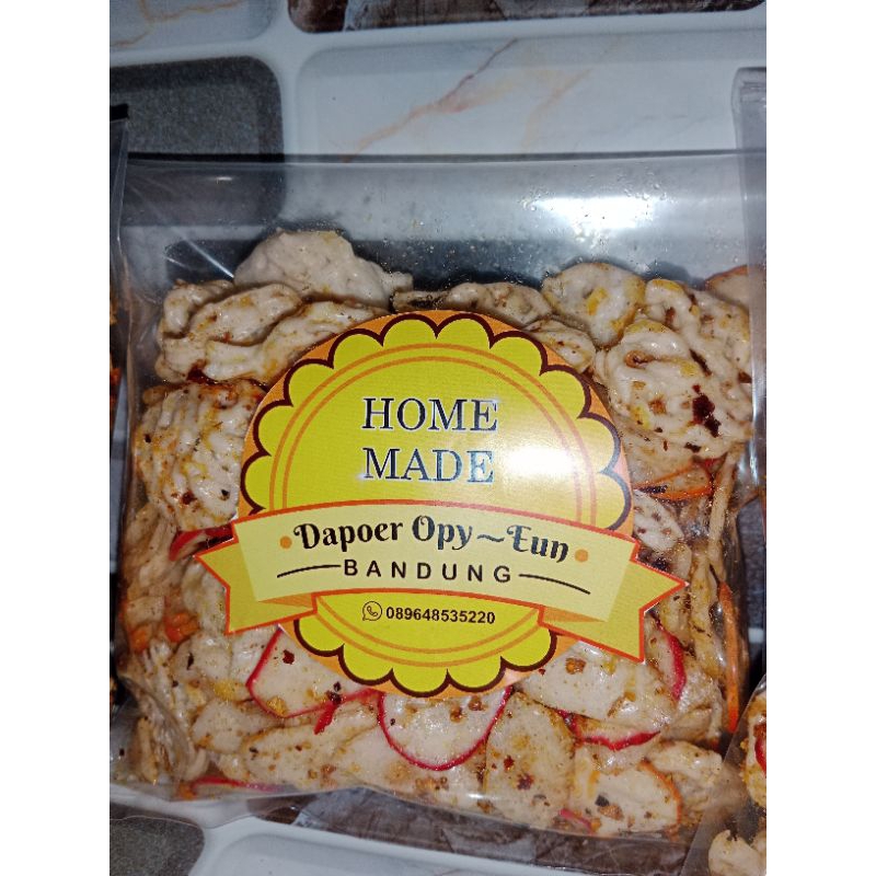 

kerupuk SEBLAK asin pedas