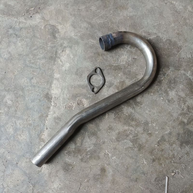 leher leheran knalpot honda XL trail sclamber cb gl mp tiger megapro mentah