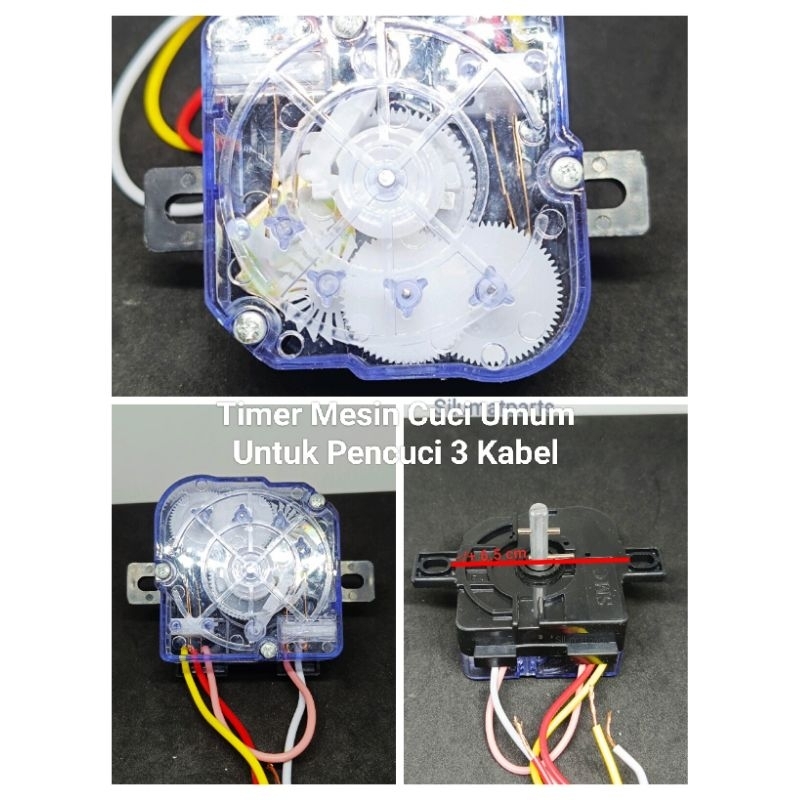 Timer mesin cuci 3 kabel universal multi / TIMER 3 KABEL MESIN CUCI UMUM / Wash timer 3 kabel