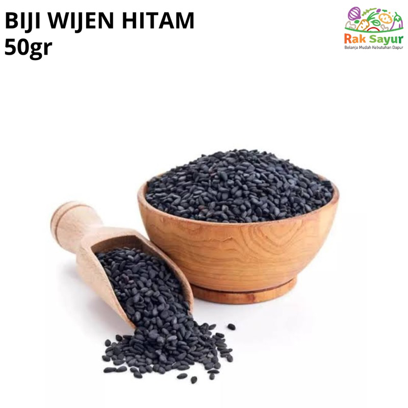

Biji Wijen Hitam 50gr Botol Rak Sayur Padang