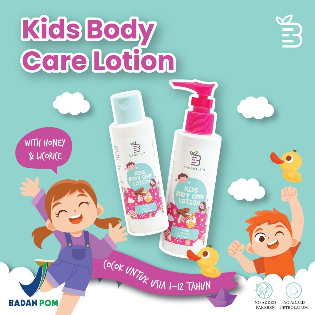 Beserum Kids body lotion handbody anak 60ml & 140ml