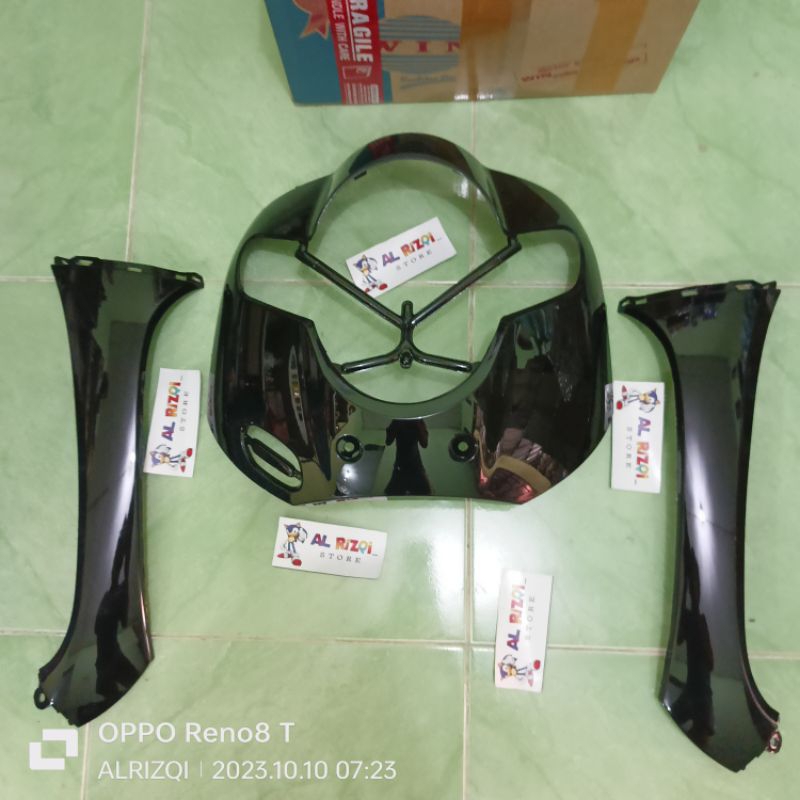 body depan SCOOPY fi ESP panel sayap depan SCOOPY fi esp 2017-2019 k93 hitam glossy