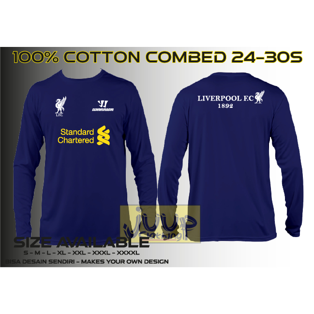 KAOS BAJU TSHIRT PAKAIAN LENGAN PANJANG LONG SLEEVE LIVERPOOL