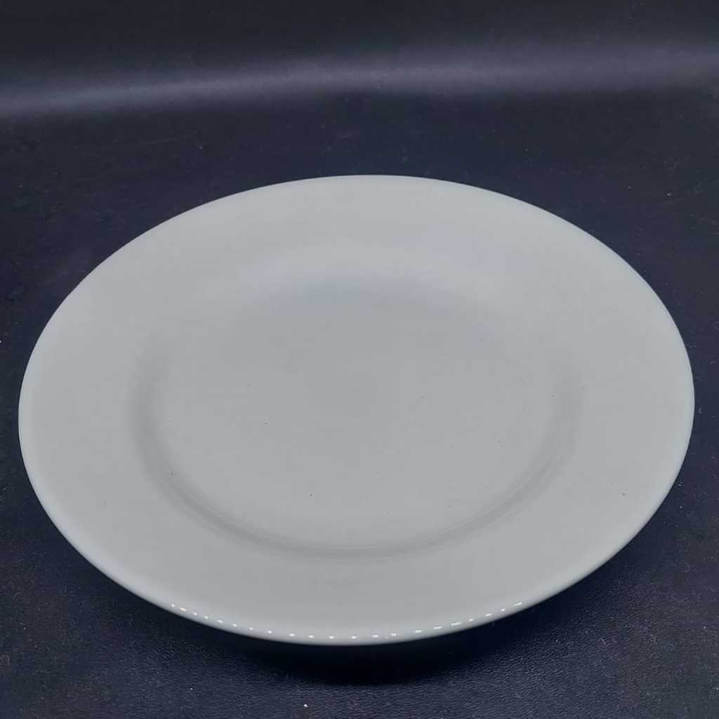 Piring Ceper Keramik Putih 17cm