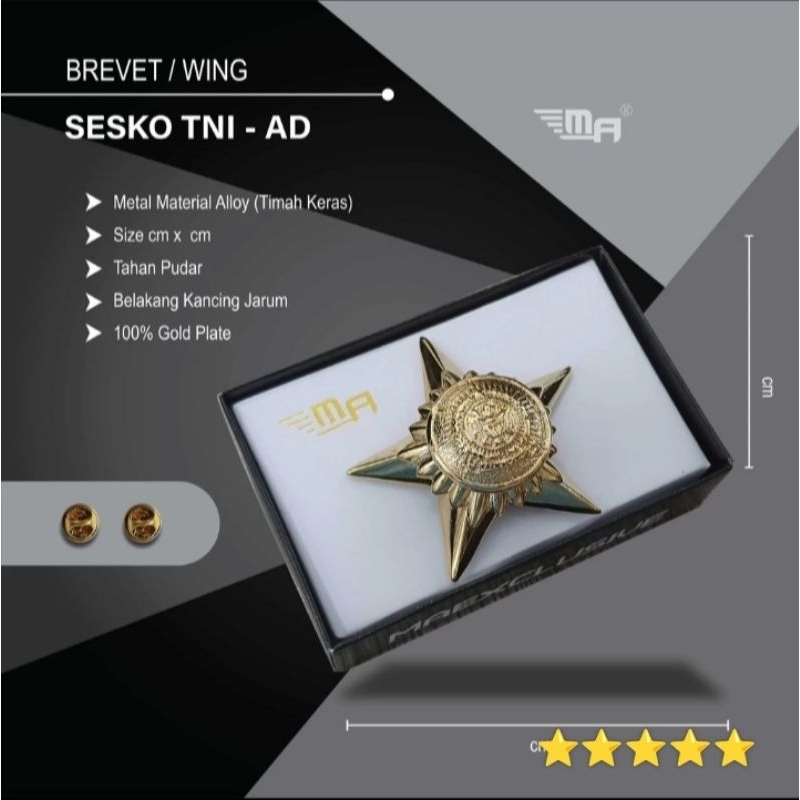 Brivet wing Sesko TNI AD | Brivet wing Sesko AD