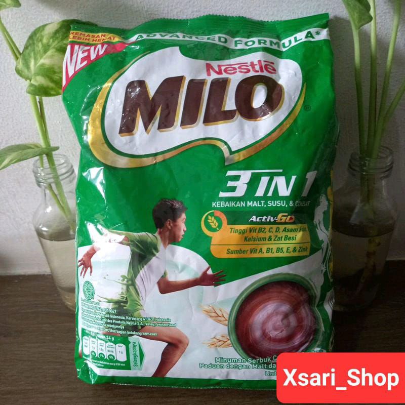 

Susu Coklat MILO 3 IN 1 990 GRAM/3IN1/ milo activ-go 1 kg / 990GR