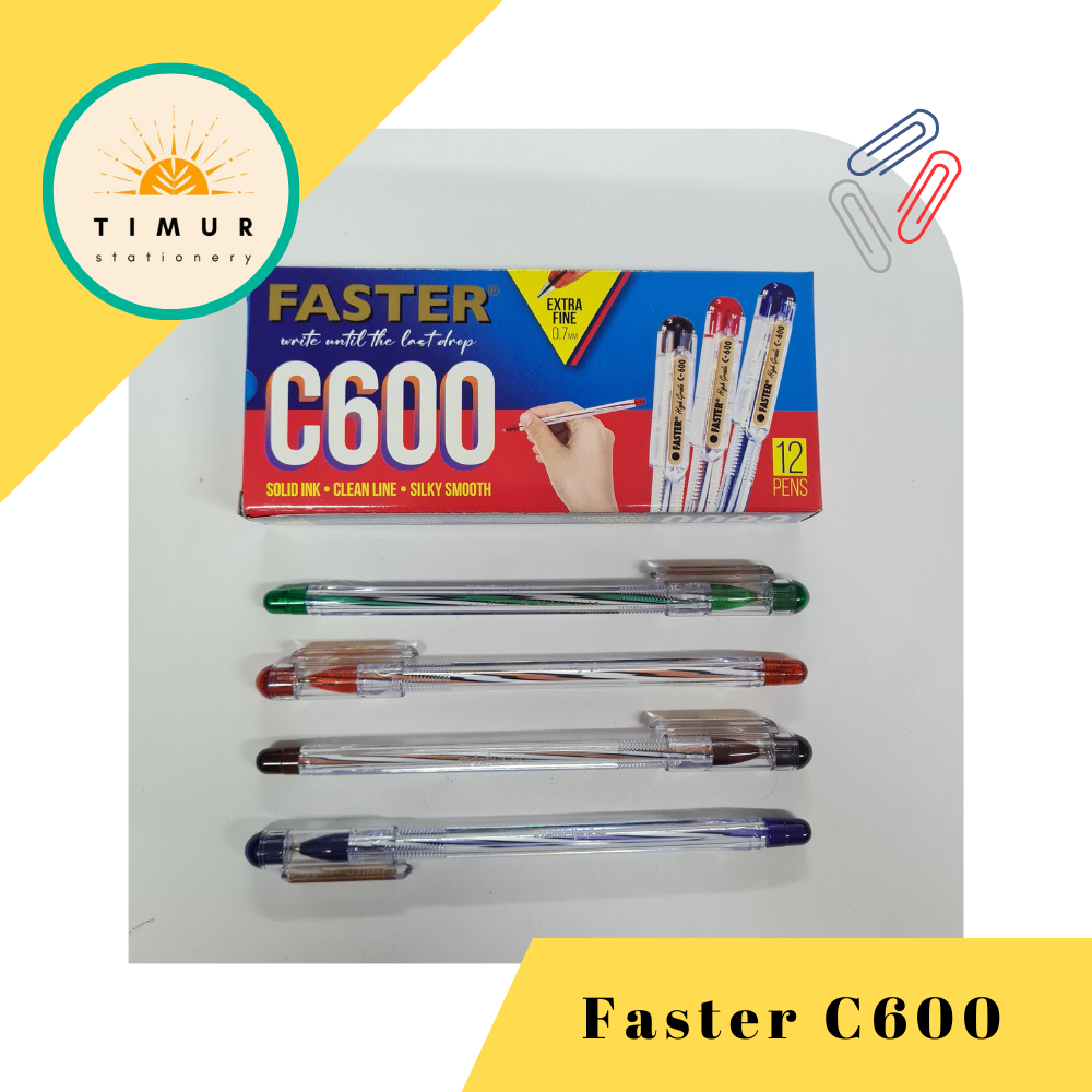 

Pen Faster C600 Grosir (12 Pcs)