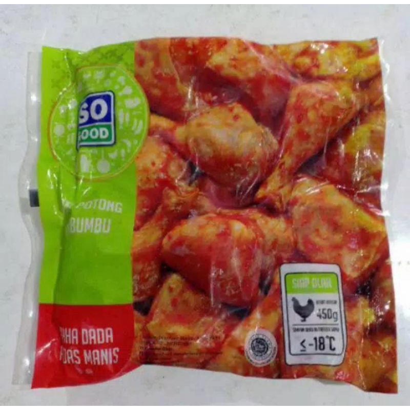 

Ayam Potong Bumbu So Good Pedas Manis 450gr