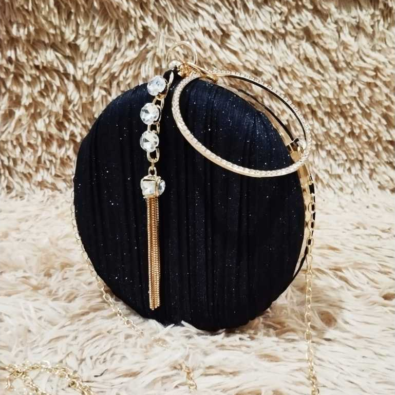 JK 956 TAS PESTA WANITA TAS KONDANGAN CLUTCH HANDBAG IMPORT TAS PESTA BULAT KONDANGAN SLINGBAG ELEGA