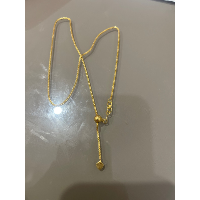 Kalung emas asli kadar 875 model etnik eternity kalung serut