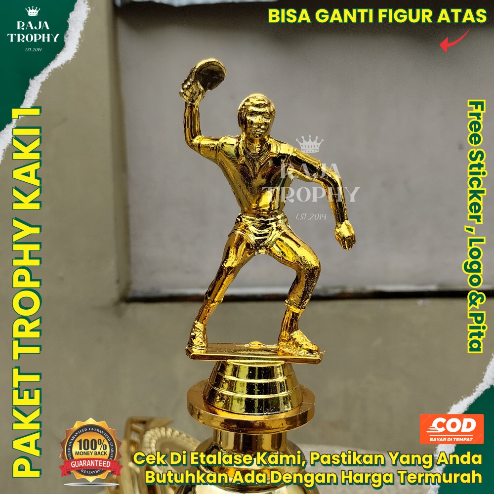 PIALA KAKI 1 FIGUR PINGPONG