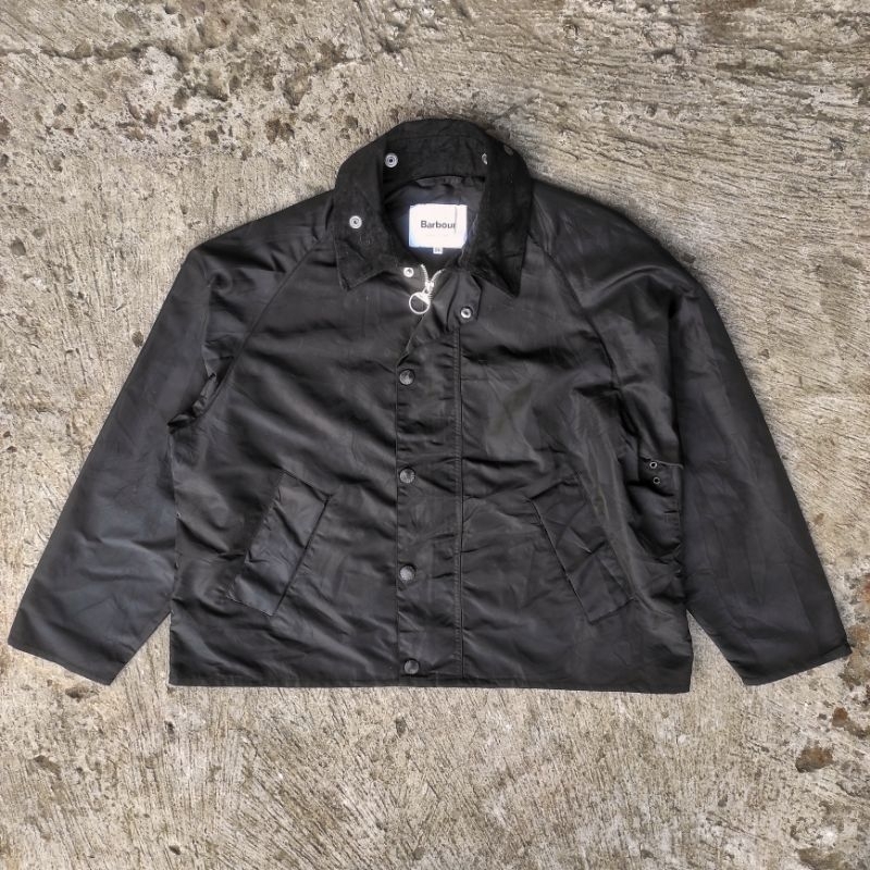 JAKET BARBOUR OVERSIZE NYLON COACH GORPCORE ENGLAND BRITISH UK CASUAL VINTAGE JACKET