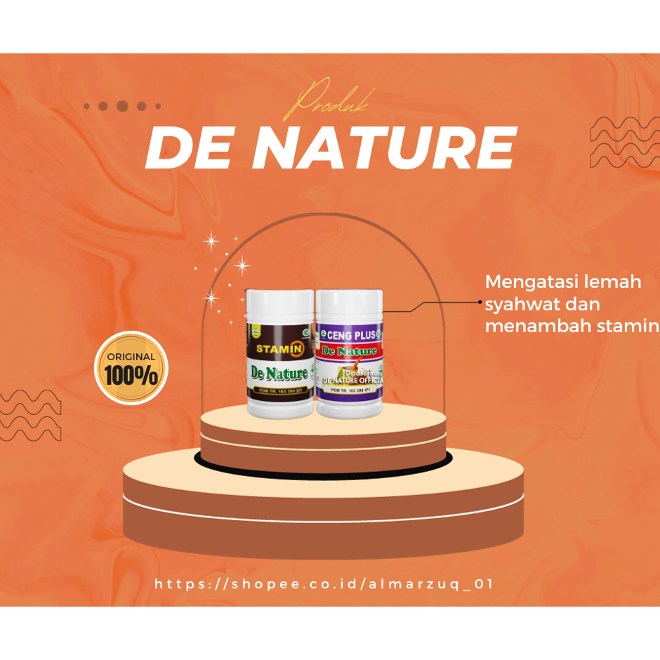Paket Stamina Pria Ceng Plus + Stamin - DE NATURE Original