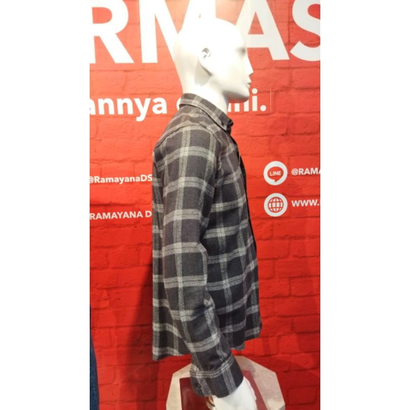 kemeja kotak kotak triple jeans