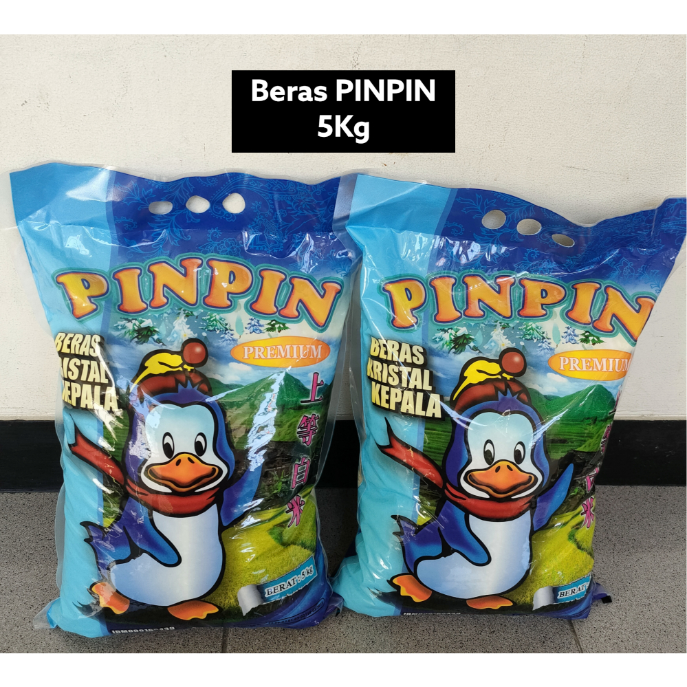 

Beras Kristal Premium Merk PINPIN 5KG Beras enak dan pulen