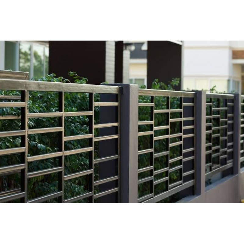 Pagar Rumah Minimalis Full Galvanis