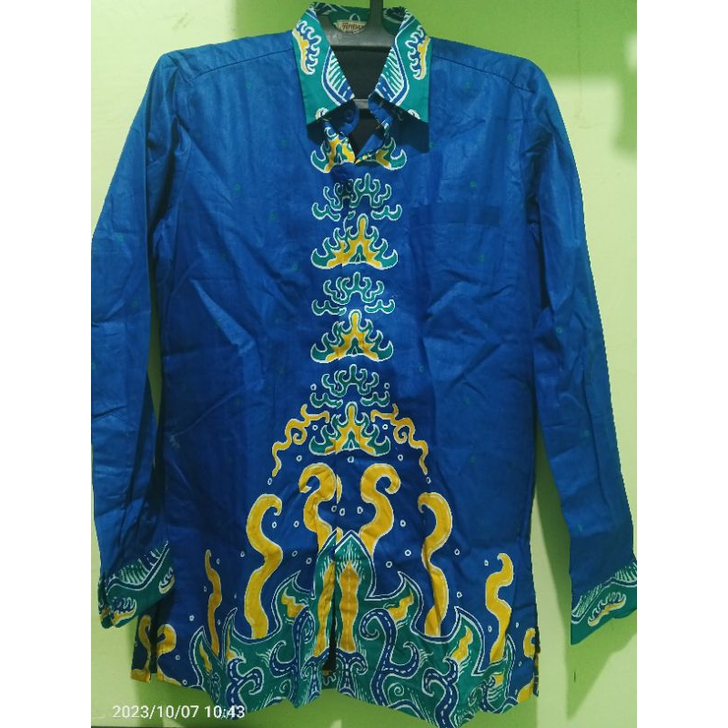 Kemeja Batik Lampung Elegan ada furing