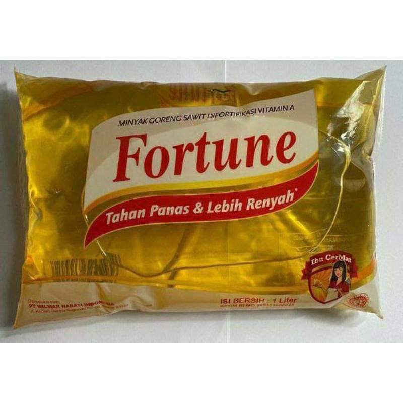 

MINYAK GORENG FORTUNE BANTAL 1 Liter