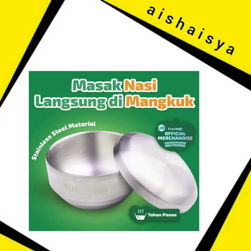 

Fukumi Bowl - Mangkok Fukumi Beras Porang / Sendok Takar Fukumi