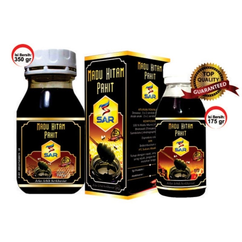 

madu hitam plus propolis sar 175 gr