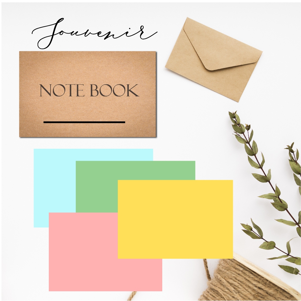 

Note Book Ukuran A6 Murah Kekinian Rustic | Souvenir grosir undangan.id