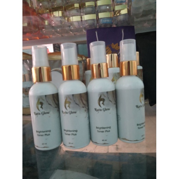 ECER RATU GLOW TONER BRIGHTENING & TONER ACNE BPOM ORIGINAL