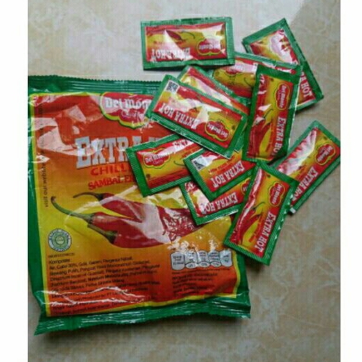 

SAUS SAMBAL DELMONTE EXTRA PEDAS (isi 24 sachet)