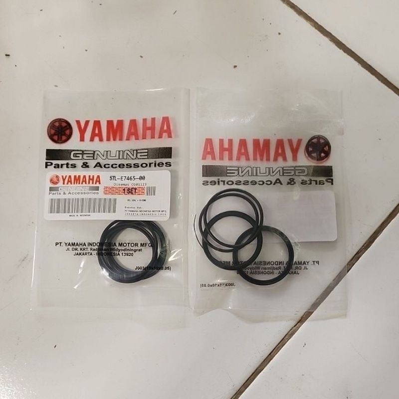 seal pully mio + oring 1set Sil Oil Seal Pully Oring CVT Mio Sporty Smile Soul Fino Nouvo