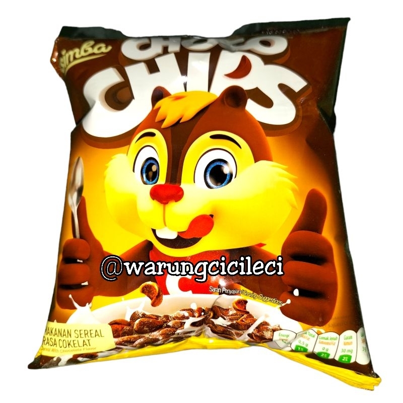 

SIMBA CHOCO CHIPS - MAKANAN SEREAL RASA COKELAT 24g