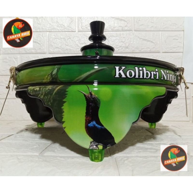 TEBOK LOVEBIRD PVC SEMOK MOTIF DECAL TERLARIS