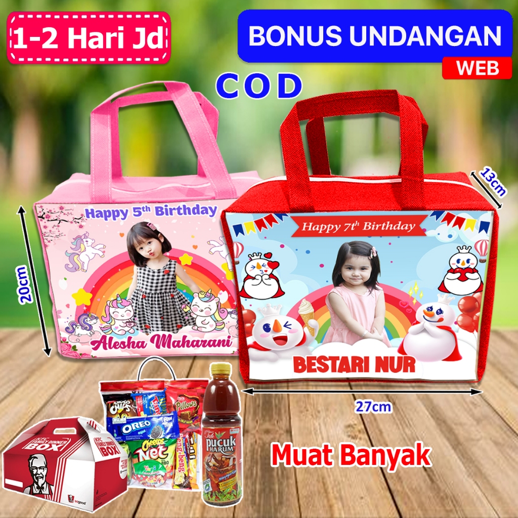 

Goodie Bag Ultah Anak Custom Mixue