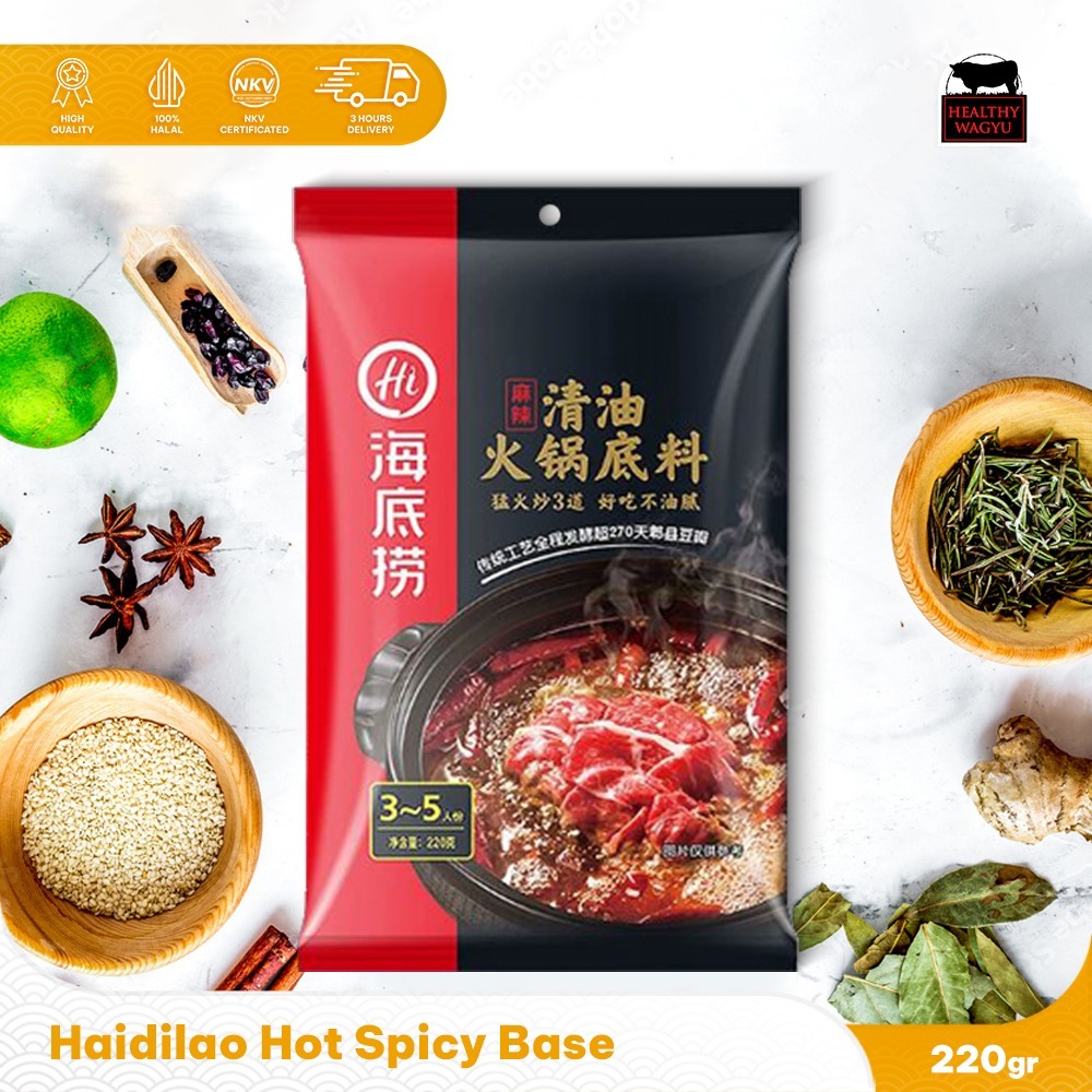 

Haidilao Qing You Spicy Hot Pot Base Original HealthyWagyu