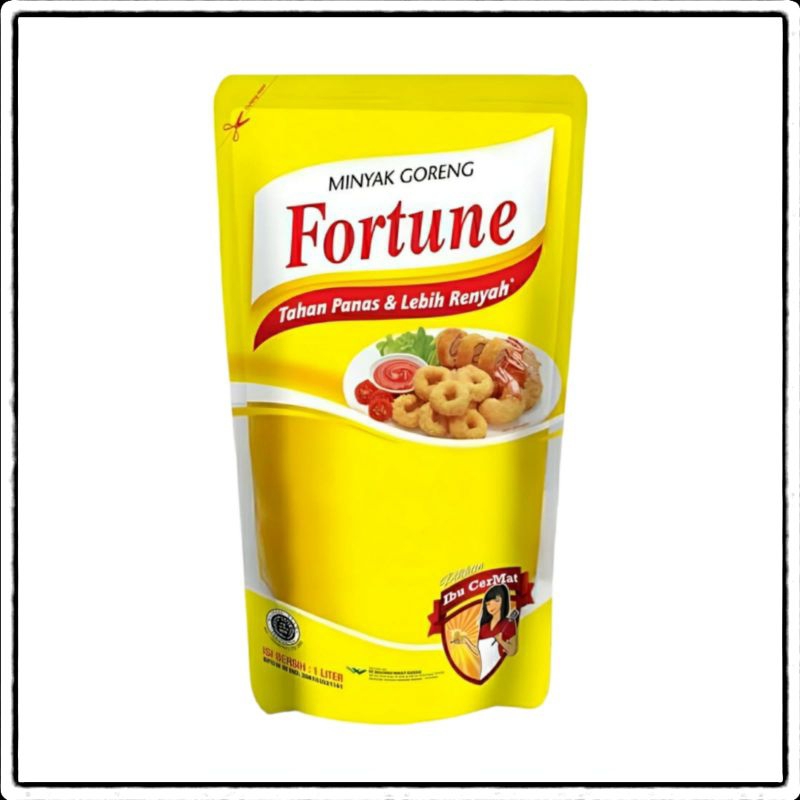 

Minyak Goreng Fortune Kemasan Pouch Refill 1 Liter